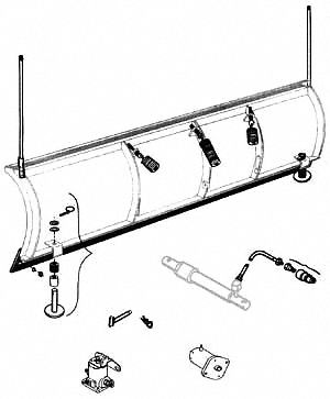 Blade Guide Kit 27 In Red