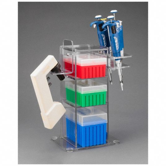 POLTEX, Benchtop, Bottles/Pipette Tips, Lab Bench Vertical Organizer