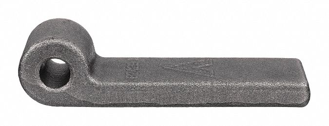 Hinge Strap: 4 13/32 in Lg, 1 1/2 in Wd, Silver, Mfr. No. B2426E Hinges