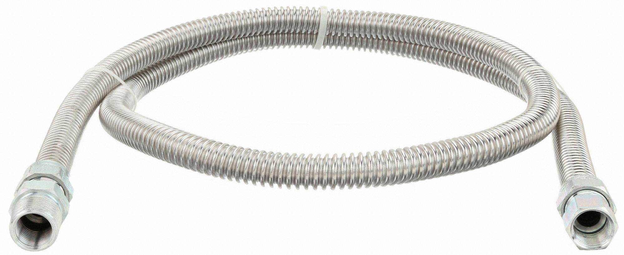 DORMONT Gas Connector, 304 Stainless Steel 1/2 in FNPT x 304 Stainless