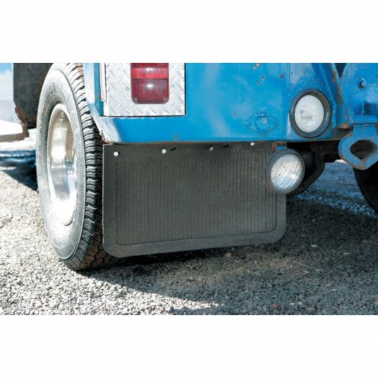 BUYERS PRODUCTS B2414LSP Mud Flaps,Black,24 x 14 In.,PR 