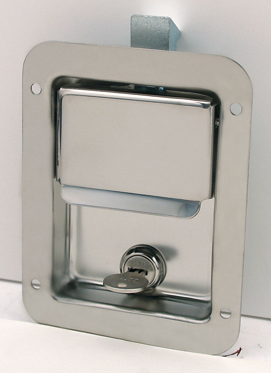 BUYERS PRODUCTS Latch, FlushMount, Locking, Paddle 3VUR4L3885 Grainger