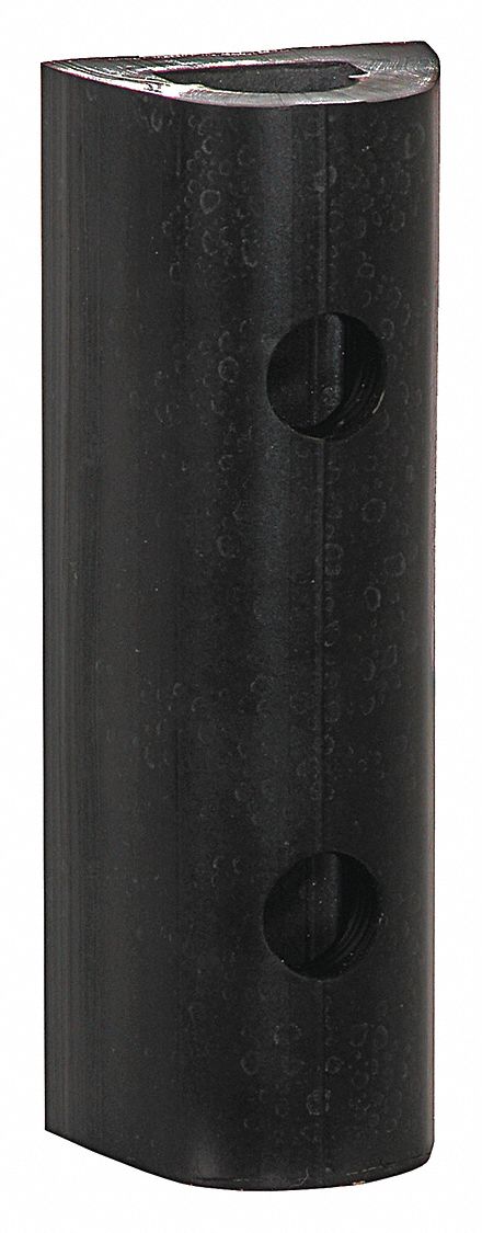 DOCK BUMPER, D, 2⅛ IN BUMPER W, 6 IN BUMPER H, 10 IN BUMPER D, SOLID RUBBER, RUBBER