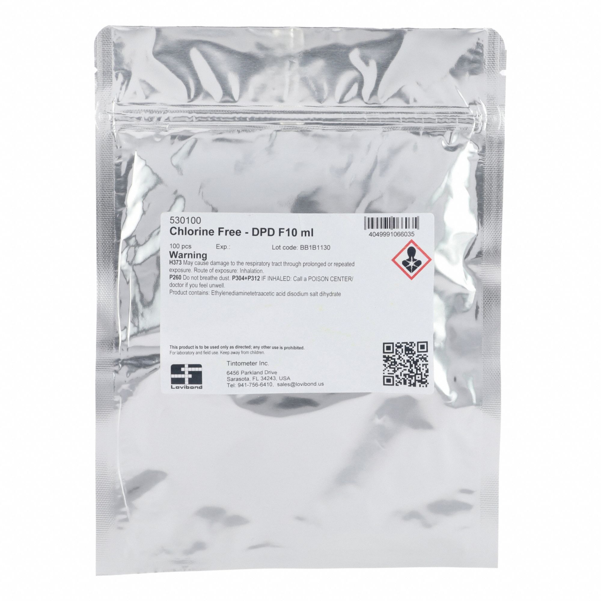DPD Reagent - Free Chlorine Water Analysis