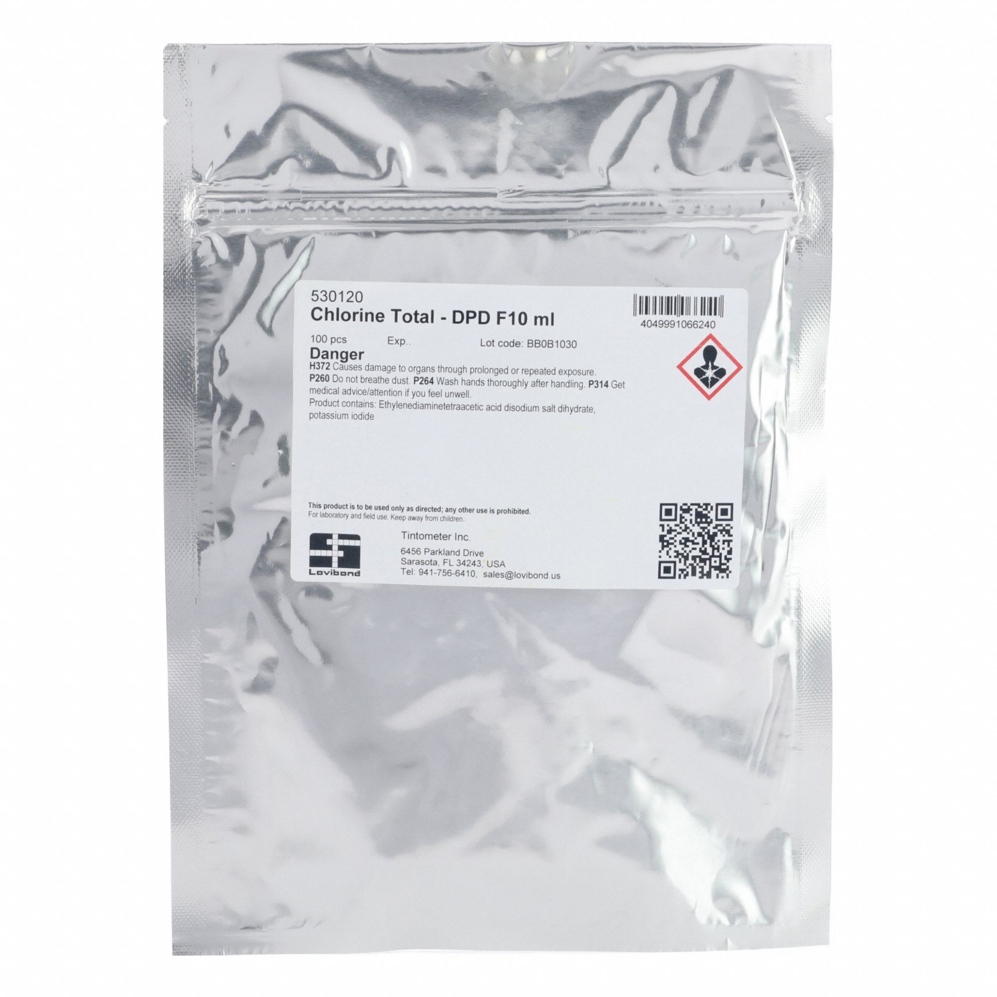 DPD Reagent - Total Chlorine Water Analysis