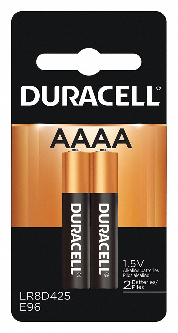 DURACELL Batería Alcalina AAAA CopperTop Paquete con 2 - Baterías Estándar  - 3VY95