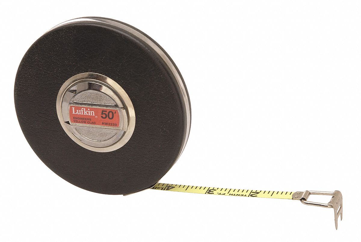 50 foot steel tape measure