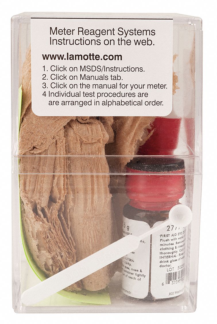 Colorimeter Reagent - Iron Test Kit: Lab, 0.08-5.0 ppm, Reagent, 1