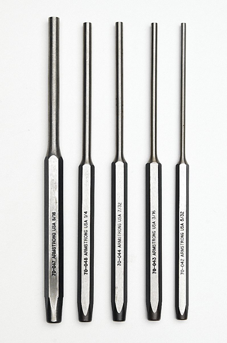 Drive Pin Punch Set,Carbon Tool Steel