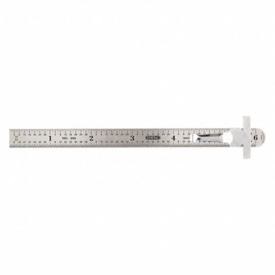 627 - Stainless Steel 36 Two-Sided Zero-Center Ruler - Inch-inch/Inch-Pica  [AHG-62736] : GWJ Company, Better Pricing, Extensive Variety of Supplies &  Tools for The Printer
