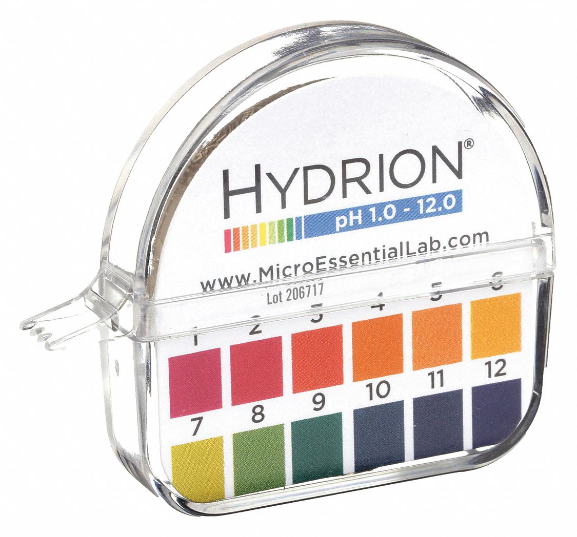 HYDRION, 1.0 pH, 15 ft Overall Lg, pH Paper - 3VZR6|3VZR6 - Grainger