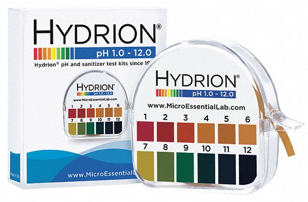 Tiras de pH, rango de pH de Hydrion 5.5-8,100 tiras utilizadas para probar  saliva y orina solamente