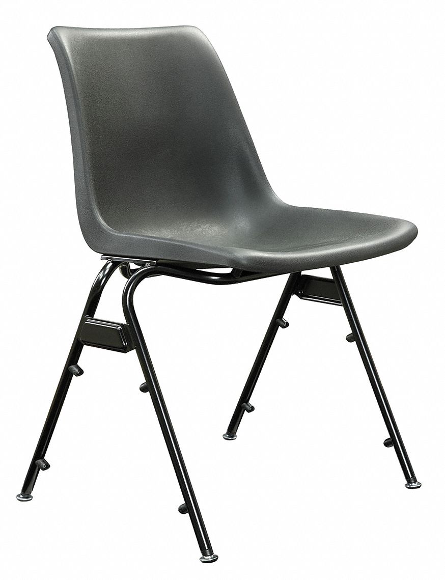 3W034 - Chair Stackable Black