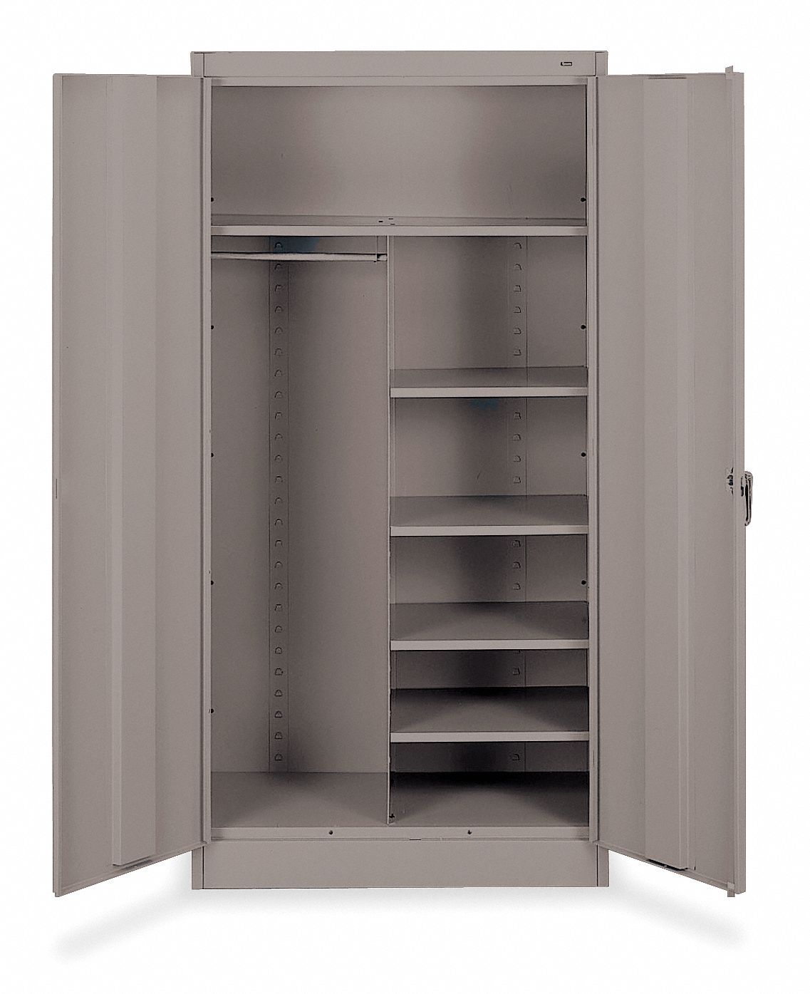 COMBINATION CABINET, BEIGE, 18 IN D X 36 IN W X 78 IN H
