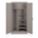 COMBINATION CABINET, BEIGE, 18 IN D X 36 IN W X 78 IN H