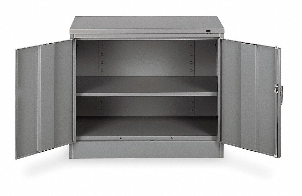 ARMOIRE RANGEMENT,30PO H,36POLA,GRIS MYN