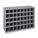 PIGEONHOLE BIN UNIT, 34 IN X 11 15/16 IN X 24 IN, 40 COMPARTMENTS, GREY, STEEL