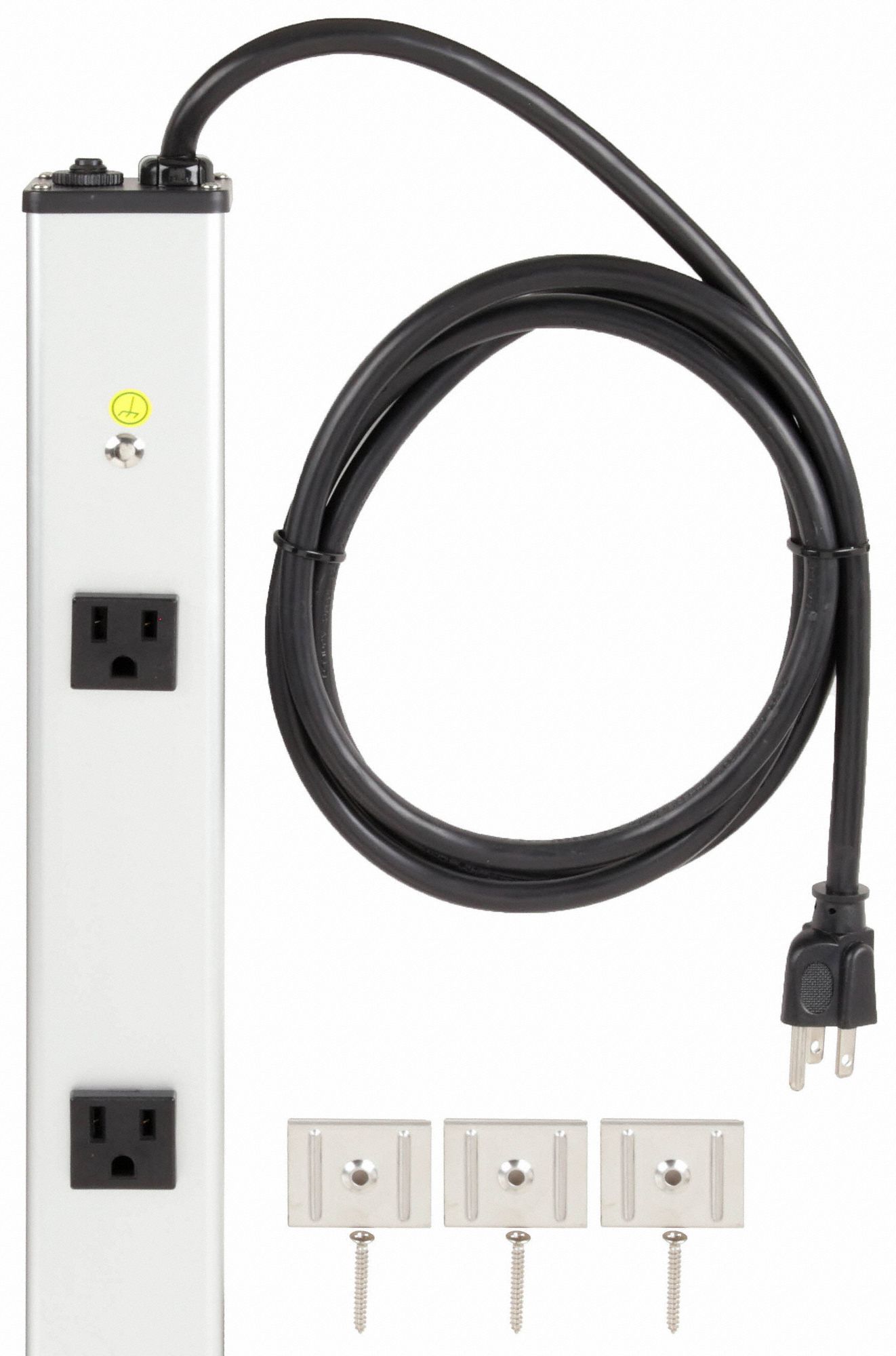 POWER FIRST Outlet Strip Workbench and 8 Outlets, 6 ft Cord