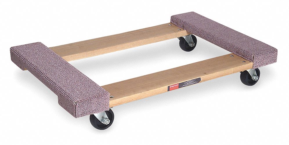 General Purpose Dolly, 1000 lb Load Capacity Grainger