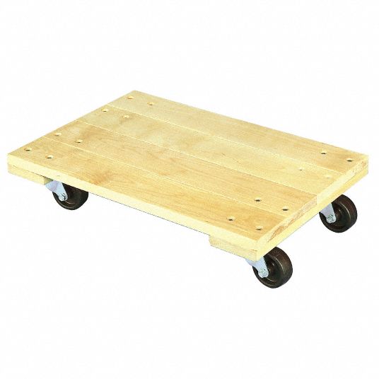 General Purpose Dolly, 1000 lb Load Capacity - Grainger