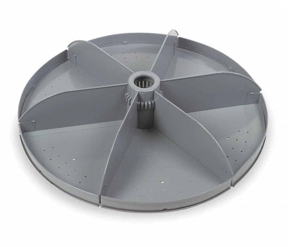 Flat-Bottom Shelf: 21 in x 15 in x 7 in, Gray