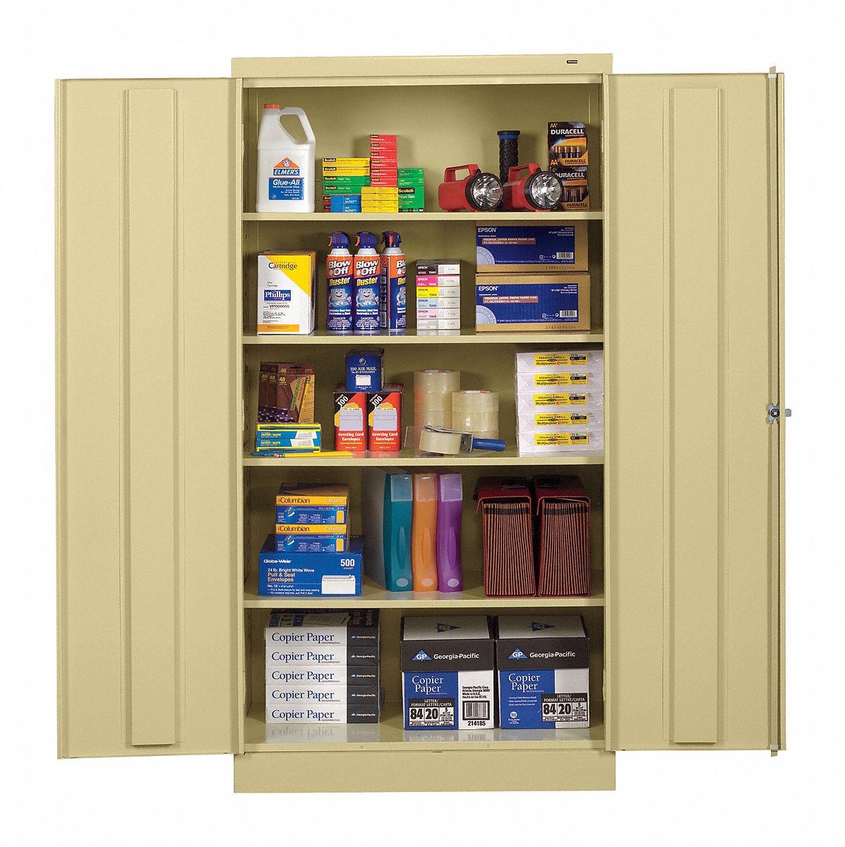 ARMOIRE STOCKAGE 36X18X72 SABLE