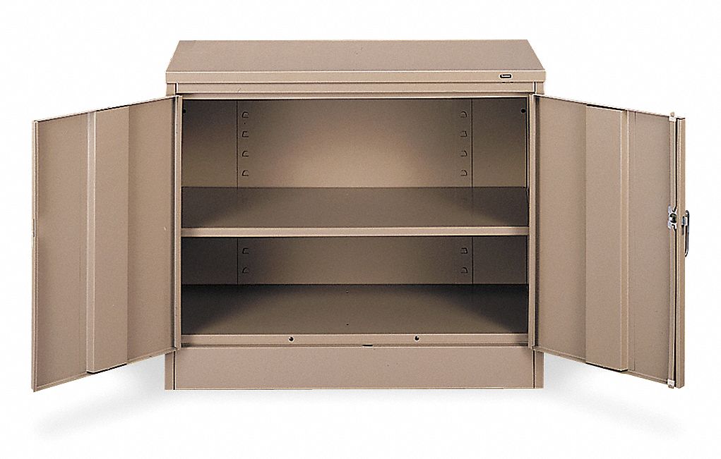 SHELVING CABINET,30" H,36" W,SAND