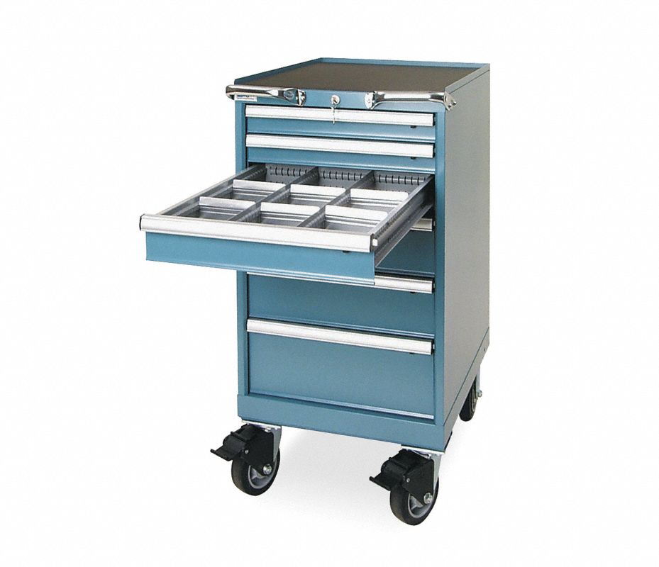 LISTA Gabinete Modular con Cajones, Móvil, 41-1/2" Alto, 22-1/4" Ancho