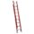 EXTENSION LADDER, 16 FT LADDER SIZE, FIBREGLASS, 300 LB LOAD CAPACITY, 37 LB W, 2 SECTIONS