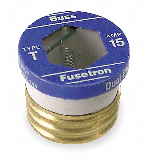 Time Delay, Screw-In (Type S), Fuse, T Series, 125VAC, Indicating