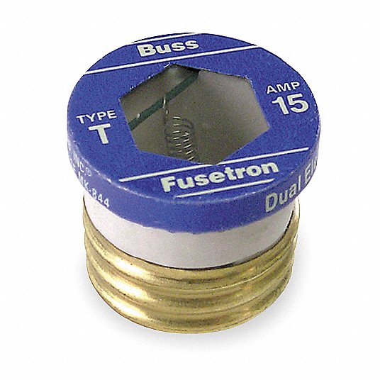 W-10 Amp FAST ACTING Plug Fuse BUSS Bussmann NEW Fuses 125Vac LOT of 8