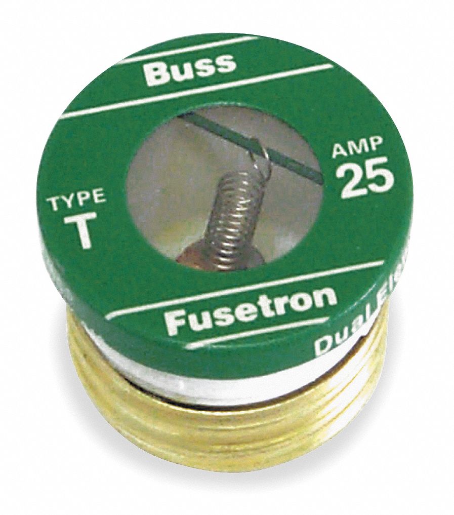 Time Delay, Screw-In (Type S), Fuse, T Series, 125VAC, Indicating