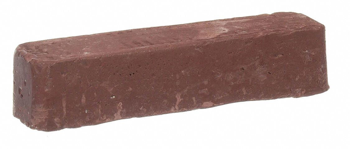 BUFFING COMPOUND BAR, TRIPOLI, BROWN, 600 G, 4 PK