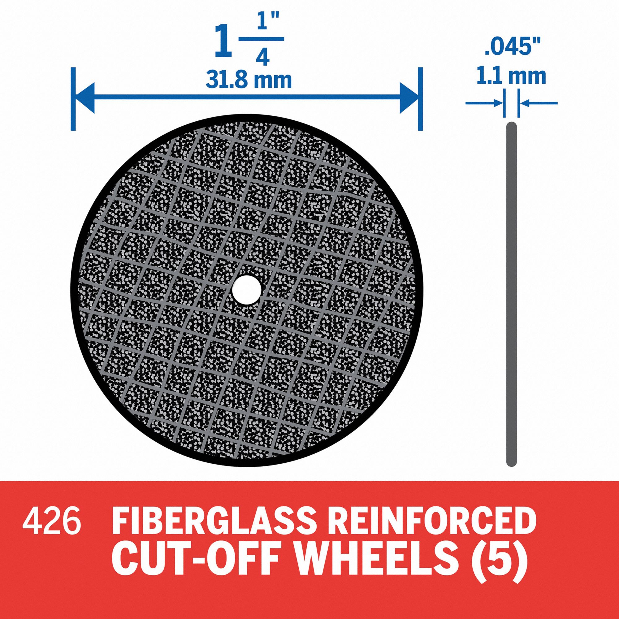 2 Dubro Cut-Off Wheels 1-1/4 352