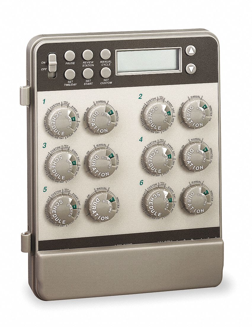 RAIN BIRD Automatic Sprinkler Timer - 3W974|PC506 - Grainger