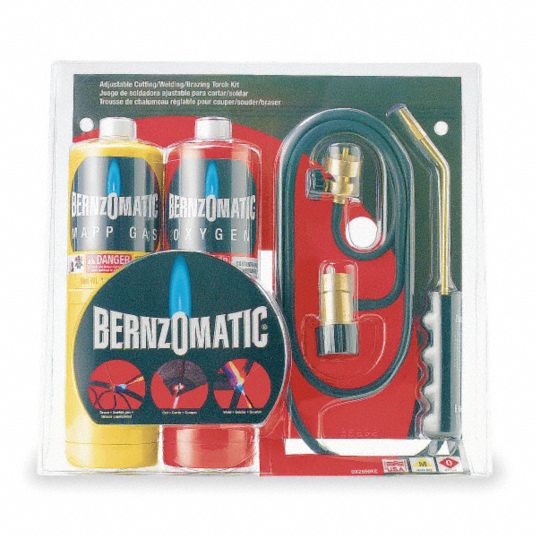 BERNZOMATIC Pencil Torch Kit, Self Igniting, 4500°F Propane Temp., 5300