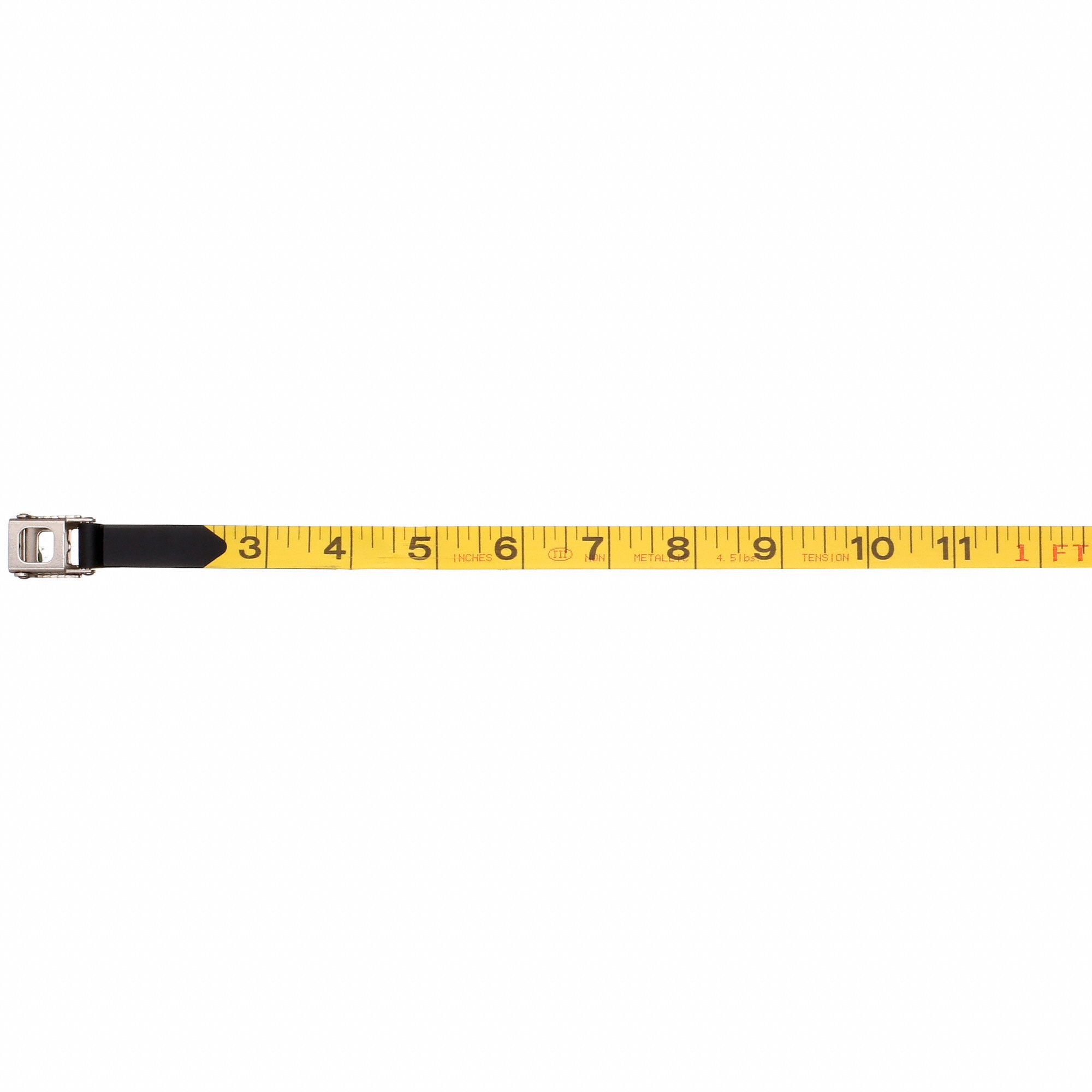 Lufkin FE200 1/2" x 200' Hi-Viz Orange Fiberglass Tape Measure Feet & Inches 