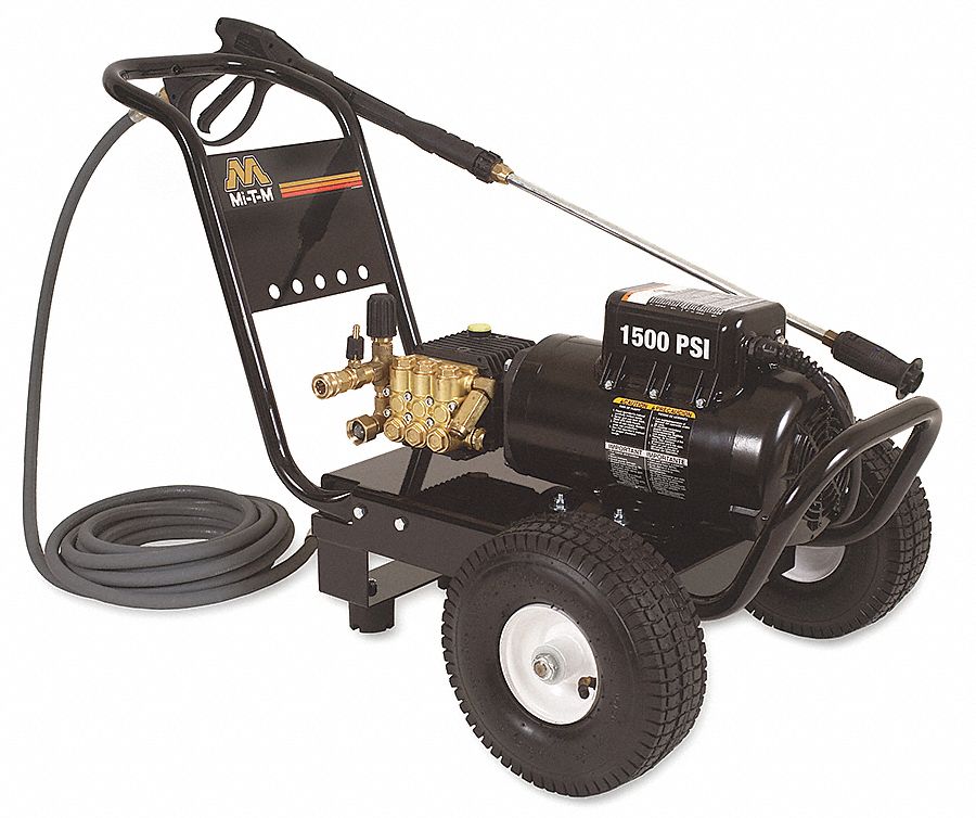 MI-T-M Pressure Washer: 1,500 psi Op Pressure, Cold, 2 hp HP, 2 gpm  Pressure Washer Flow Rate