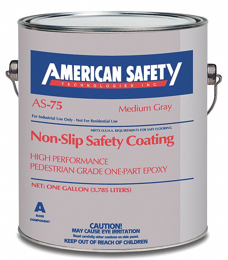 AMERICAN SAFETY TECHNOLOGIES Matte Elastomeric Acrylic Polymer Anti ...