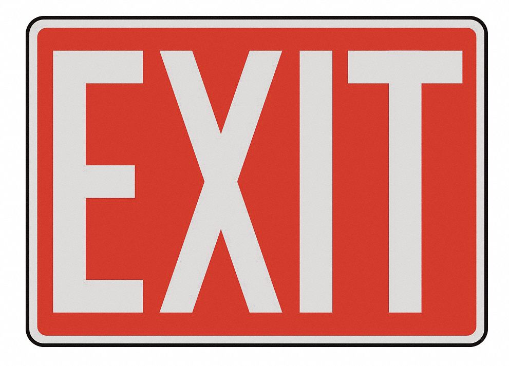 PANNEAUX SECURITE SORTIE VINYL