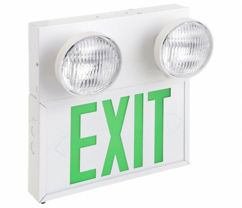 BIG BEAM Letrero Salida Emerg,Led,Vrd,Caras1,Bl - 3WCY4 | 2COM1GWW-PH ...