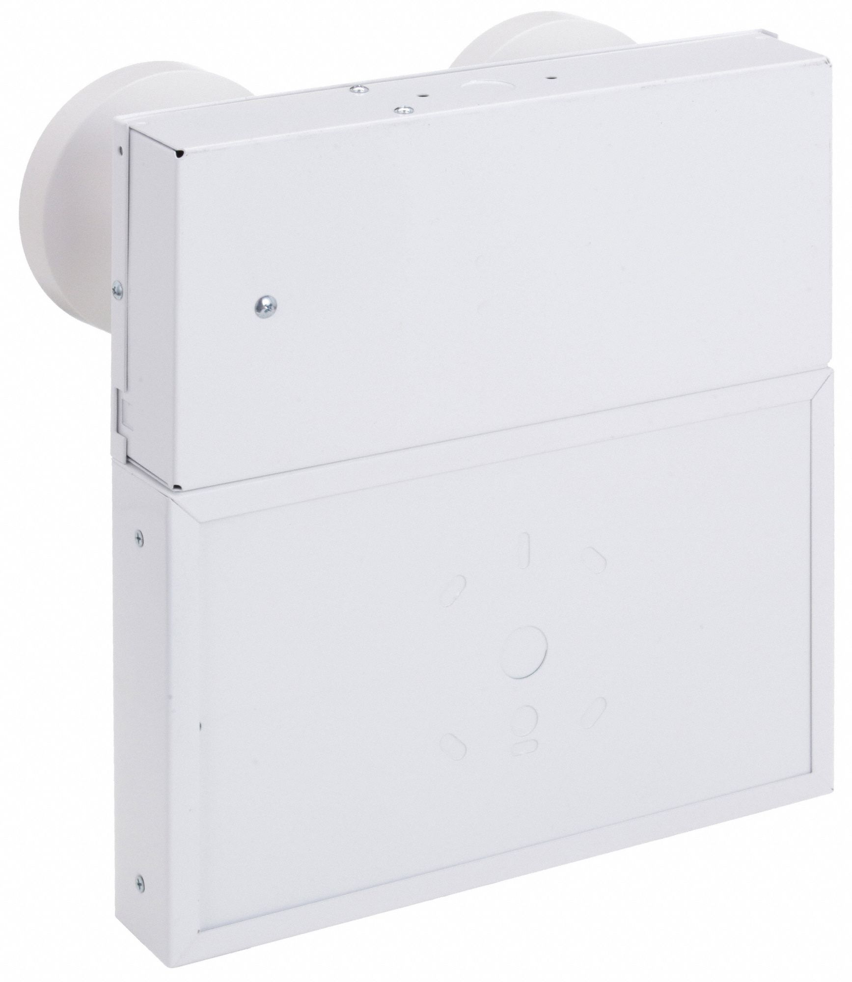 BIG BEAM Exit Sign with Emergency Lights: White, 1 Faces, Green, LED ...