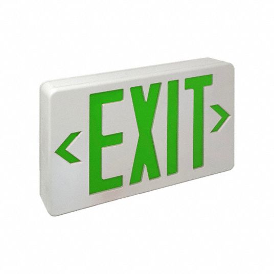 LED, White, Exit Sign - 3WDG6|XKL2GWWU - Grainger