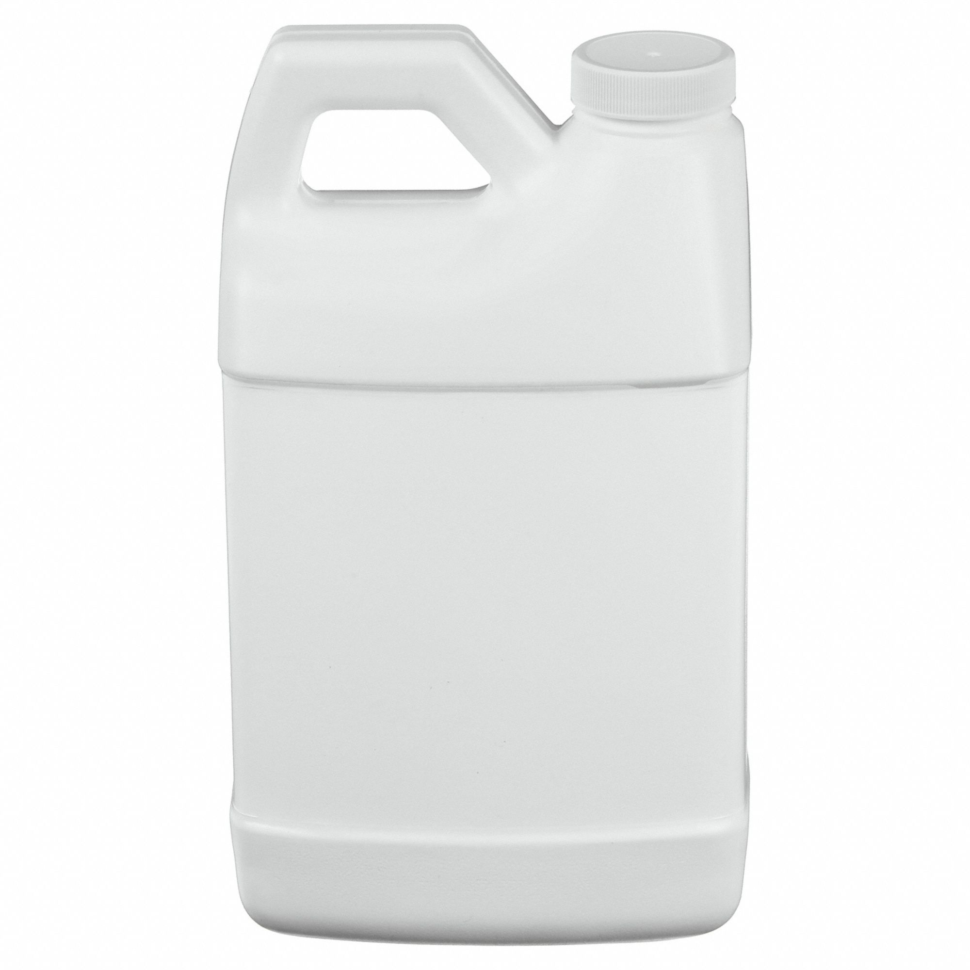JUG, 1.92 L CAPACITY, 64 FL OZ CAPACITY, SCREW ON, HDPE, INTEGRAL SHOULDER HANDLE, WHITE, 2 PK