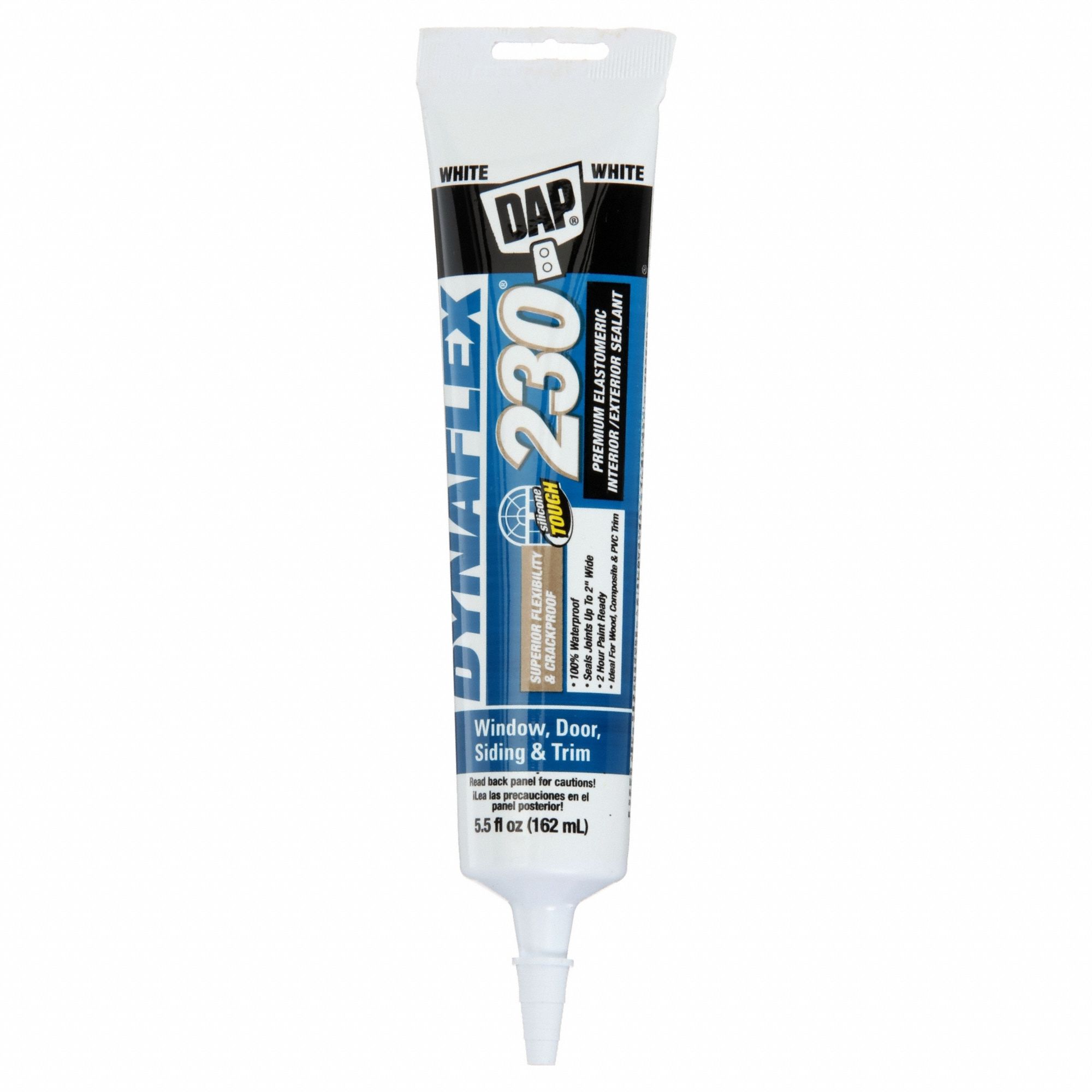DAP, Dynaflex 230, White, Silicone Elastomeric Sealant 3WEW818886