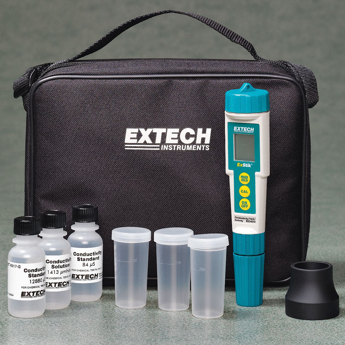 EXTECH Conductivity Kit Handheld, 0 to 19.99 mS, 0 to 9.99ppt