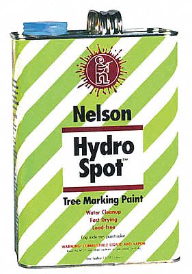 Tree Marking Paint: Pour Paint Dispensing, Blue, 1 gal, 1,320 Linear ft/2 in Stripe