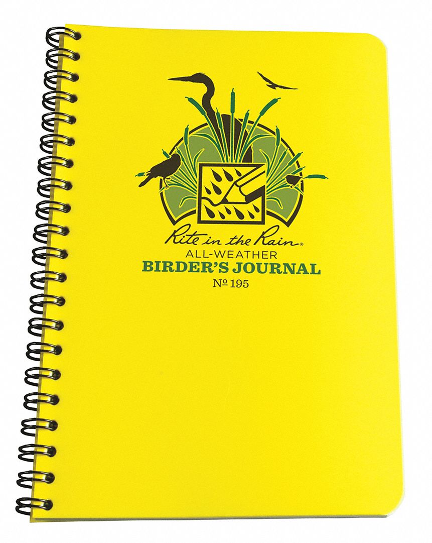 FIELD BOOK,BIRDER,4-5/8 X 7IN.