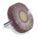FLAP WHEEL, 3 IN DIAMETER X 1 IN W, ¼ IN STRAIGHT SHANK, ALUMINUM OXIDE, P80 GRIT, R207