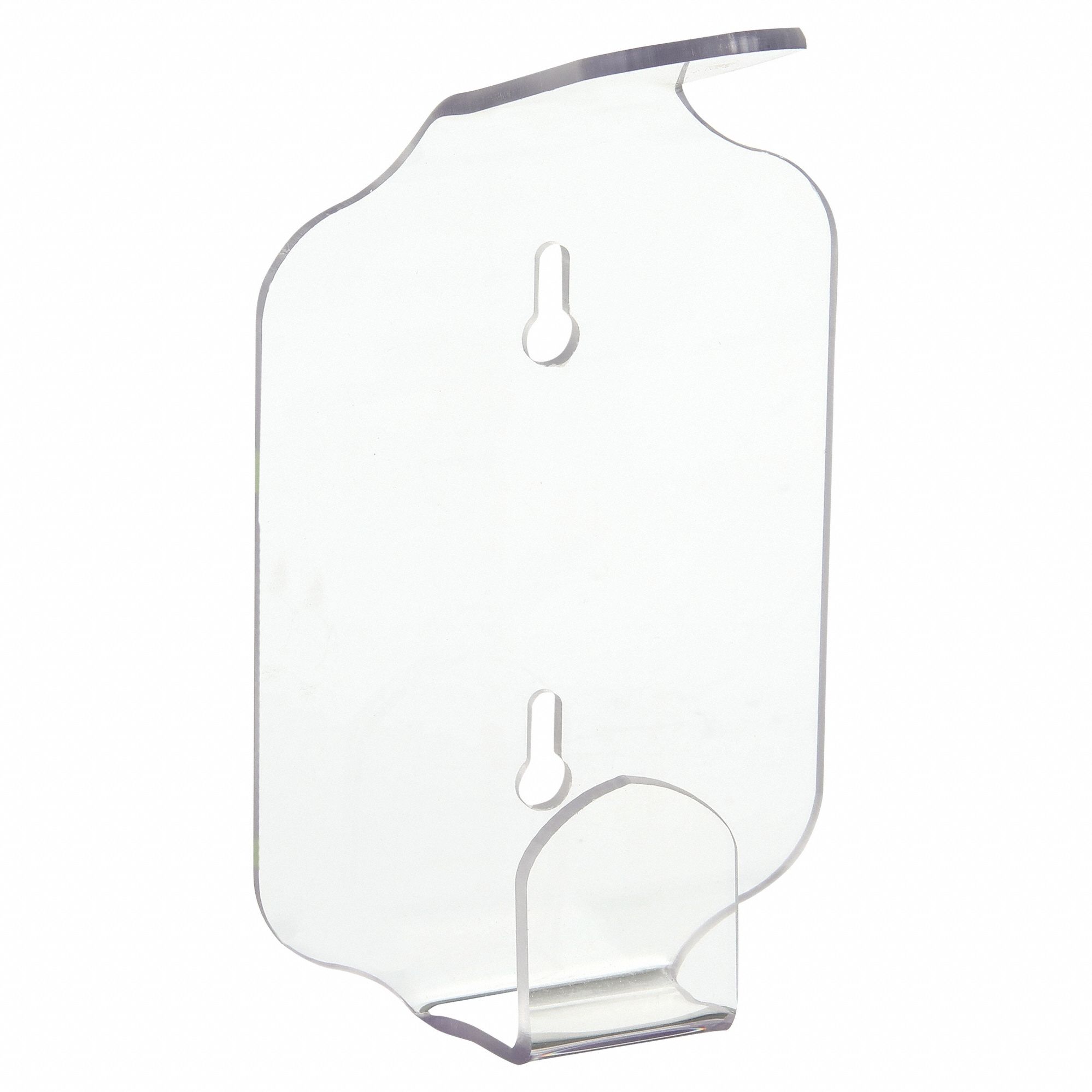 Hook: Screw, 20 lb Wt Capacity, 2 Points per Hook, White, 2 in Projection, Plastic